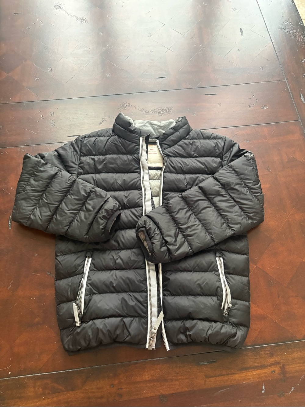 Hanna Andersson Kids Puffer Jacket in Charcoal